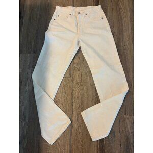 Vtg New 1984 Levi Strauss & Co White 501 Jeans